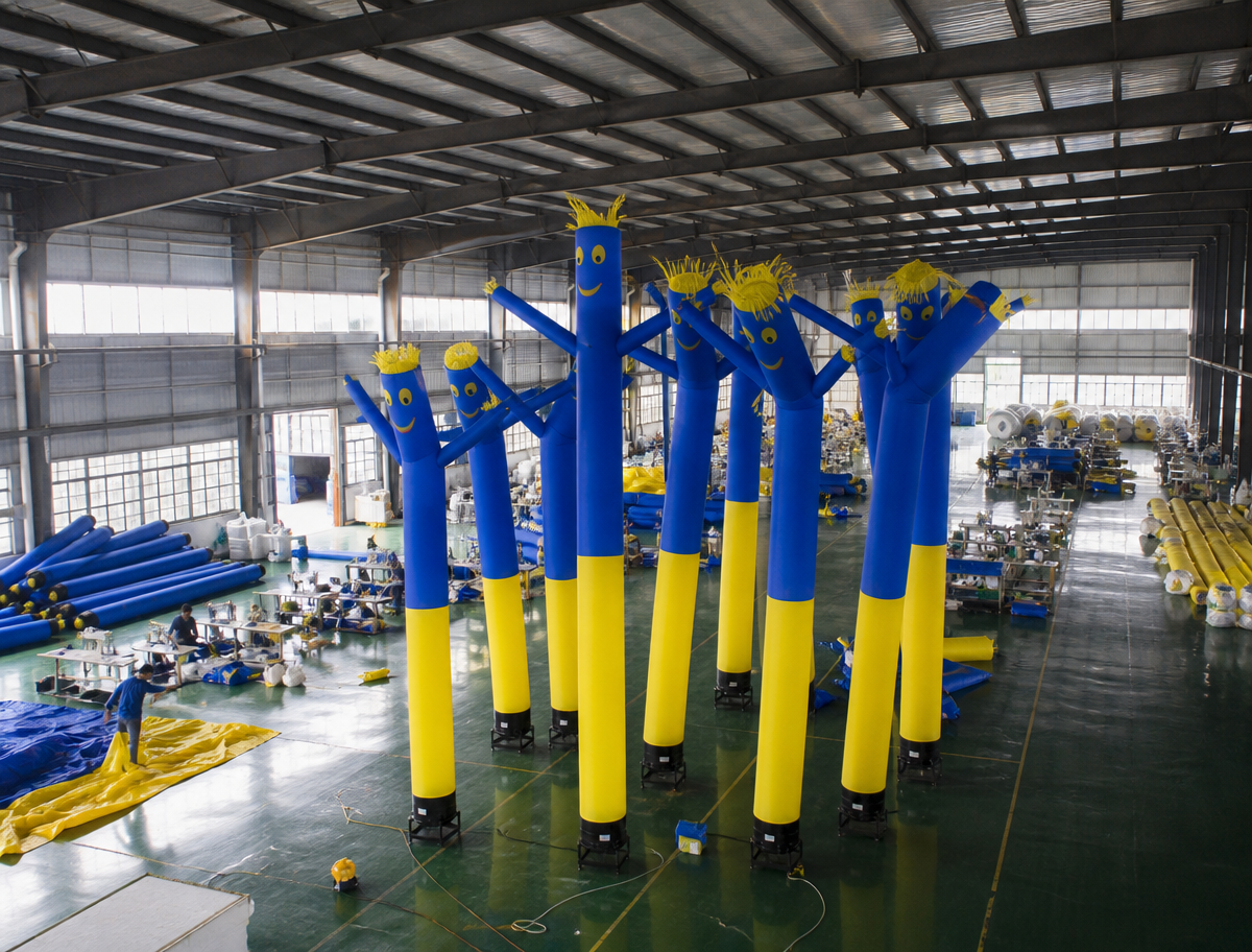 Bulk performance testing of custom inflatables for Mexico