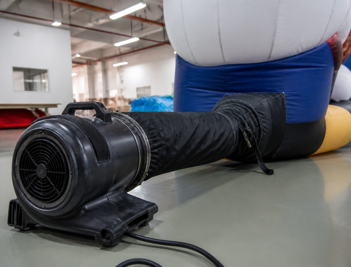 Blower system configuration for a custom inflatable in the Philippines