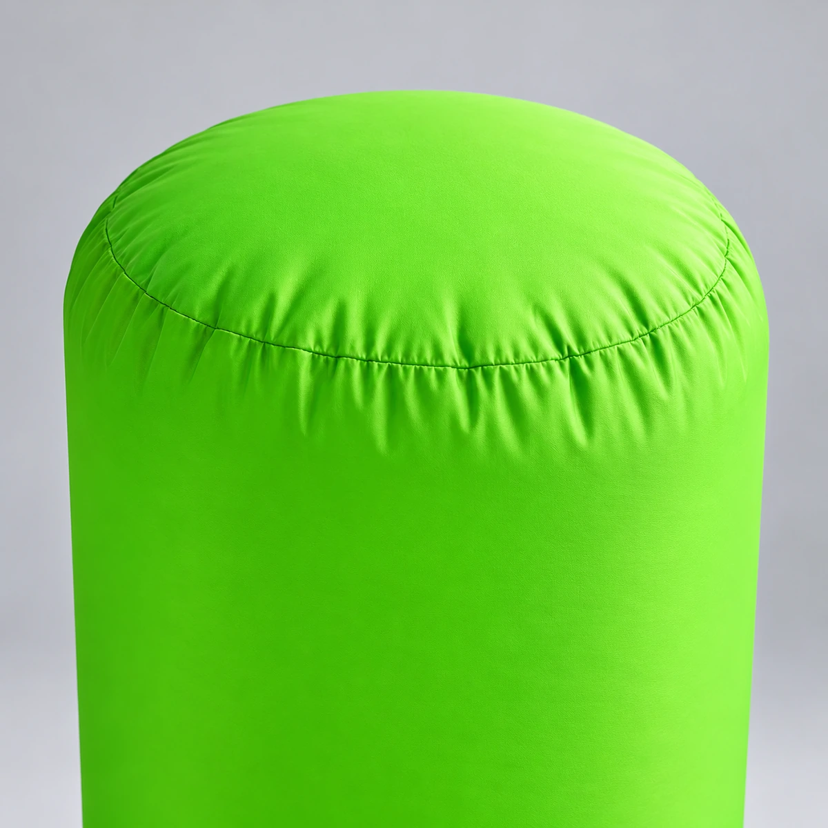 Same column: softly rounded top and gathered fabric (AI-generated concept visualization)